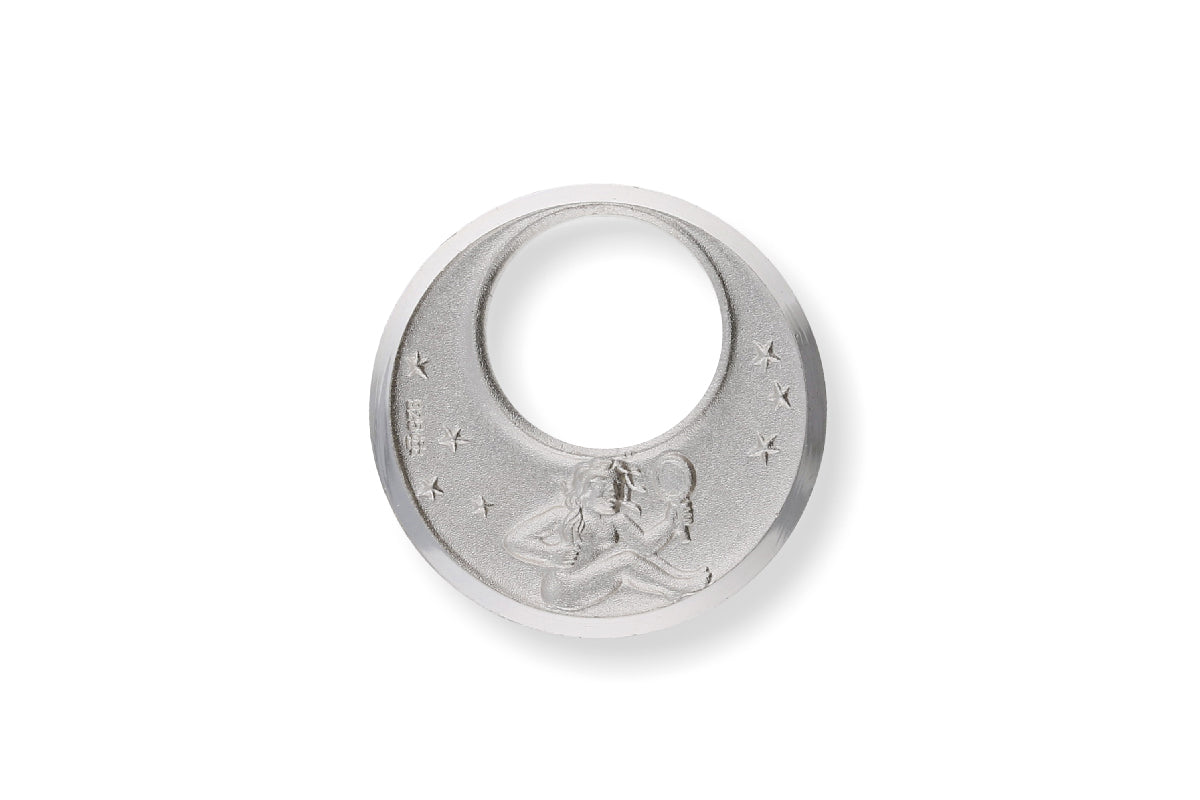 Sternzeichen Jungfrau ♍ Anhänger Mond • 925 Silber