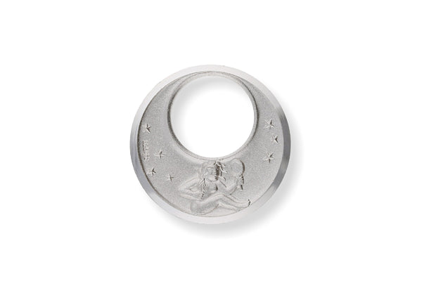 Sternzeichen Jungfrau ♍ Anhänger Mond • 925 Silber