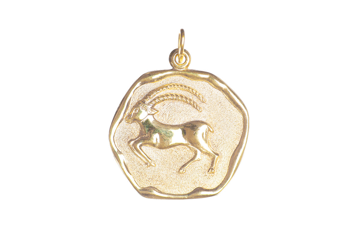 Sternzeichen Steinbock ♑ Anhänger • 333 Gold