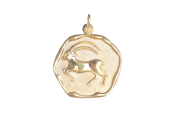 Sternzeichen Steinbock ♑ Anhänger • 333 Gold