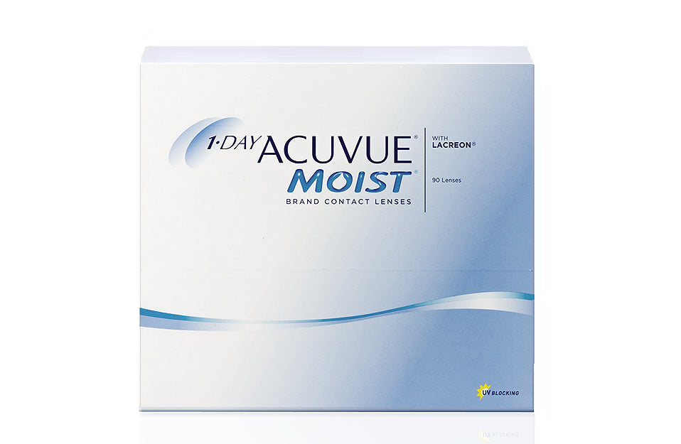 J&J 1-Day ACUVUE MOIST Tageslinse • Sphärisch 90 St.