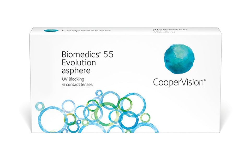 CooperVision Biomedics 55 Evolution Monatslinse • Sphärisch 6 St.