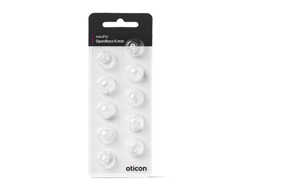 Oticon Open Bass Dome Schirmchen - 6 mm