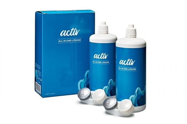 activ All-in-One-Lösung zur Kontaktlinsen-Pflege - Multipack