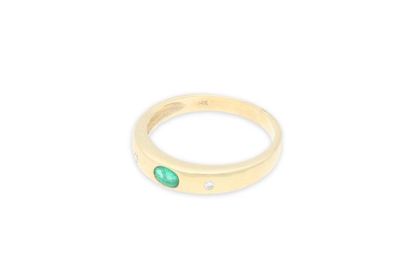 Ring 585 Gold • Smaragd • Brillanten