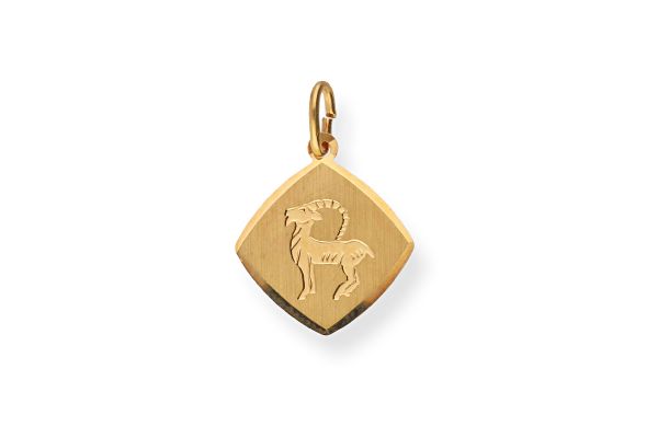 Sternzeichen Steinbock - Anhänger 333 Gold
