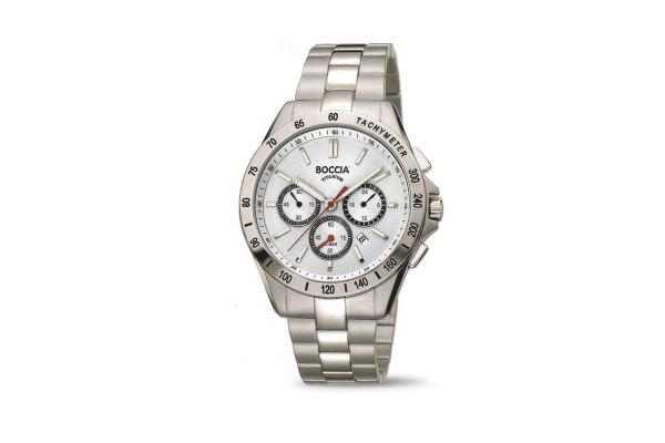 Boccia Titan Herrenuhr Sport Chronograph • 3733-01