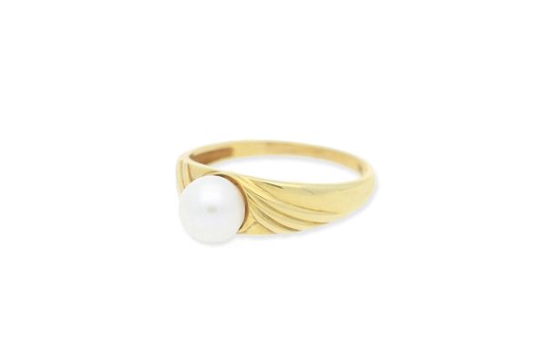 Ring 585 Gold • Perle