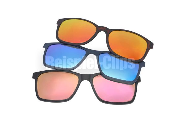 Ersatz-Sonnenclip für Solano Brille, verspiegelt