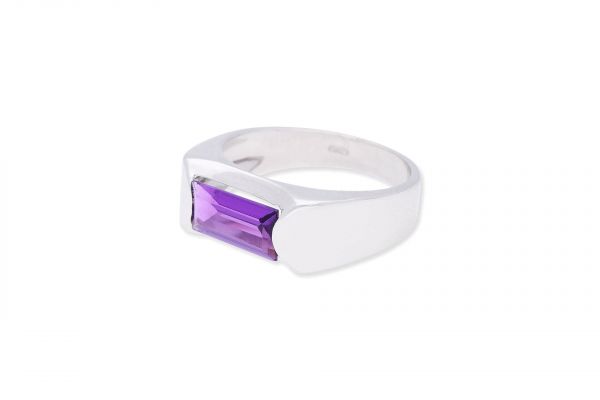 Ring 750 Weißgold • Amethyst