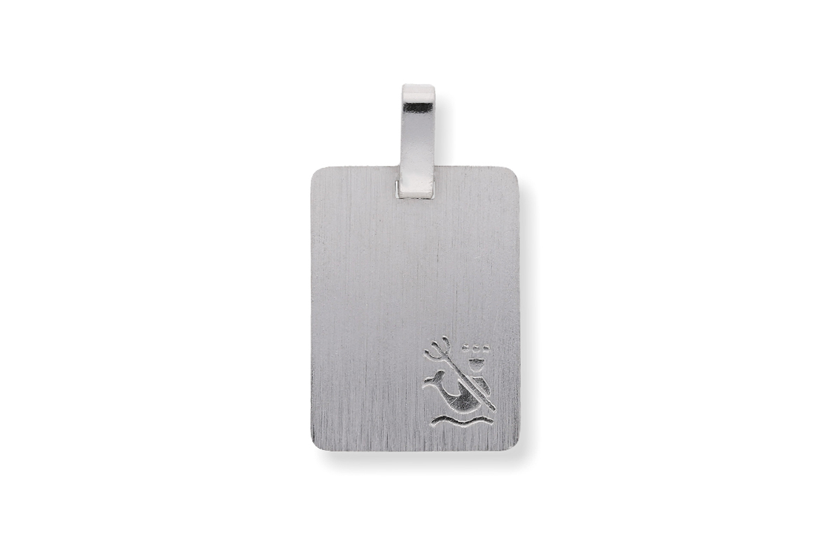 Papiermaché Anhänger Rechteckig 9x7cm - Blanko Für Bastelarbeiten