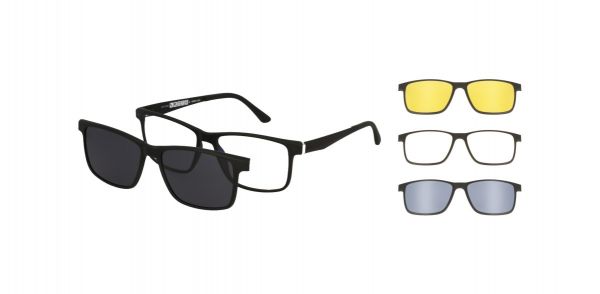 Spar-Set Solano Brille CL90100 C mit VIER Magnet Sonnenclips