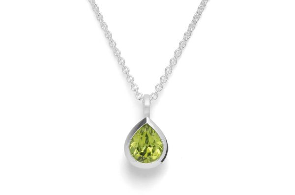 Bastian inverun Anhänger Pear Cut Peridot • 33601