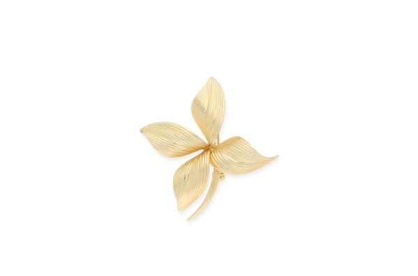 Brosche • vergoldet