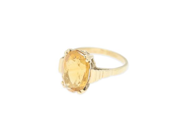 Ring • 585 Gold • Citrin