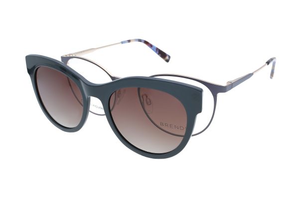Brendel Damenbrille mit polarisiertem Magnet Sonnenclip • 902459 70