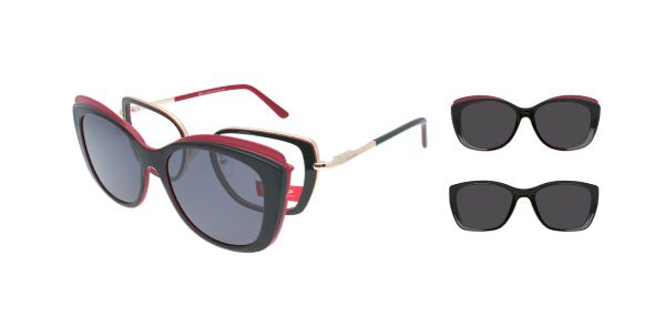 Spar-Set: Solano Brille CL10134 E mit ZWEI polarisierten Magnet Sonnenclips