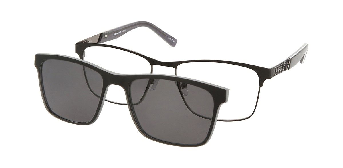 Solano Brille CL10174-A mit polarisiertem Magnet Sonnenclip Solano Brille CL10174-A mit polarisiertem Magnet Sonnenclip