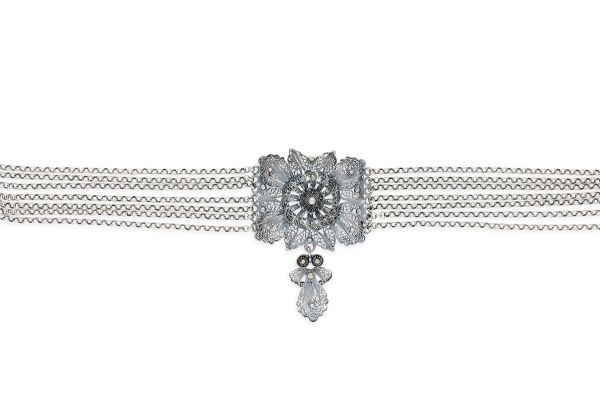 Antikes Collier • Alpacca