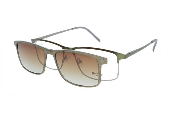 ECO Brille Innsbruck GGUN mit Magnet-Sonnenclip