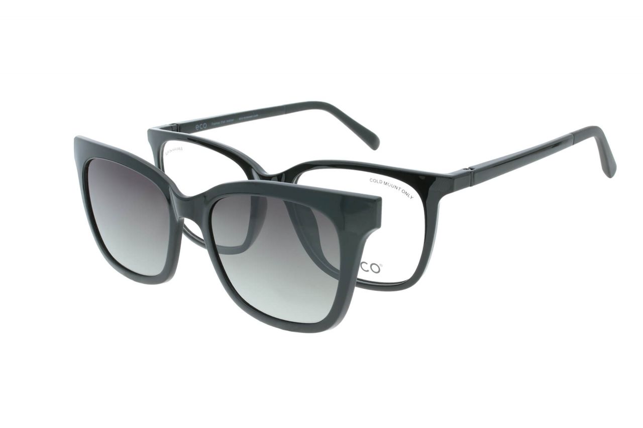 ECO Brille Willow BLK mit Magnet-Sonnenclip ECO Brille Willow BLK mit Magnet-Sonnenclip