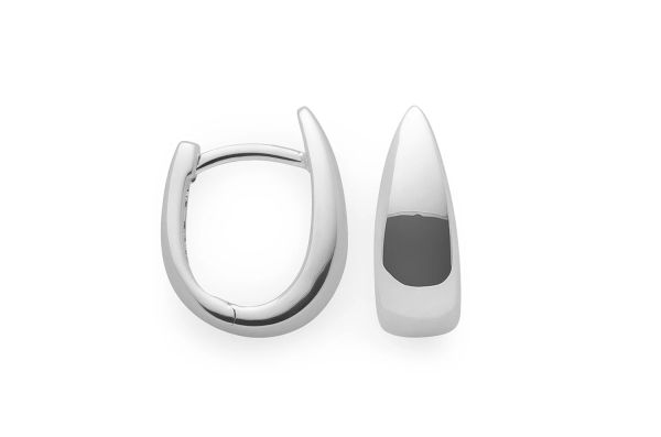 Bastian inverun Creolen Saddle • 925 Silber rhodiniert • 48751