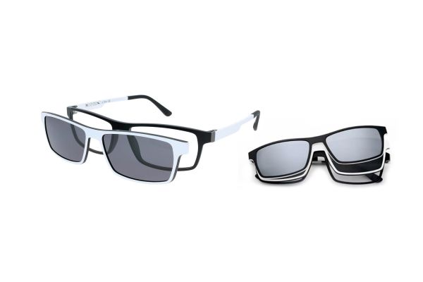 Spar-Set: Arctic Clip Brille X3194 C2 mit 2 polarisierten Sonnenclips