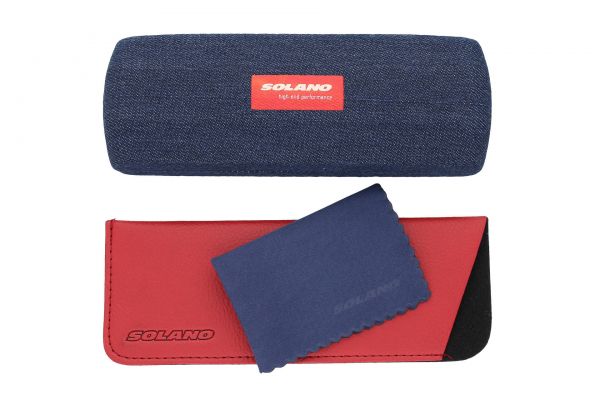 Solano Brille CL10180-E mit polarisiertem Magnet Sonnenclip • Etui