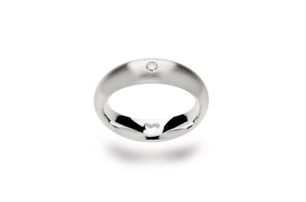 Bastian Ring 925 Silber mit 0,03 ct Diamanten