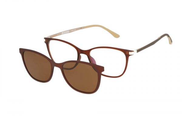 Solano Brille CL90064 I mit polarisiertem Magnet Sonnenclip