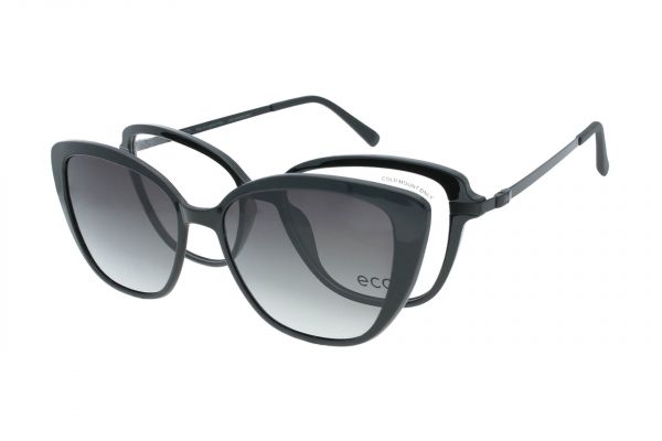 ECO Brille Gila BLK mit Magnet-Sonnenclip