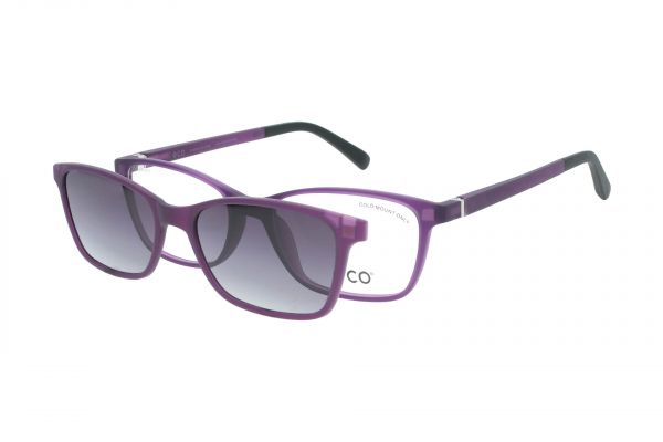 ECO Brille Desna PUR mit Magnet-Sonnenclip