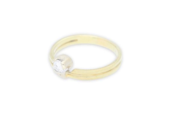 Ring 585 Gold • Brillant 0,15ct.