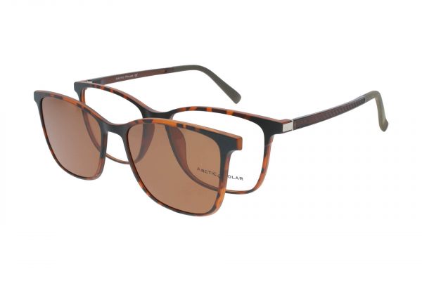 Arctic Polar Brille S1905 C6 mit polarisiertem Magnet Sonnenclip