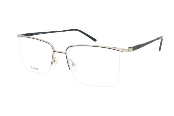 TOMS Brille • Titan • Schwarz-Gold • 7356