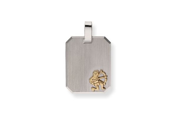 Sternzeichen Schütze - Anhänger 925 Silber vergoldet