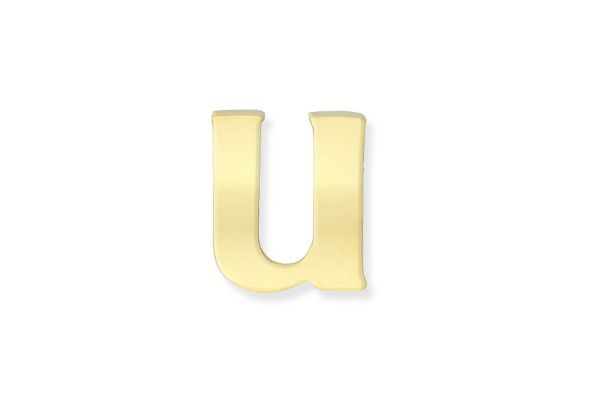 333 Gold Anhänger Buchstabe U