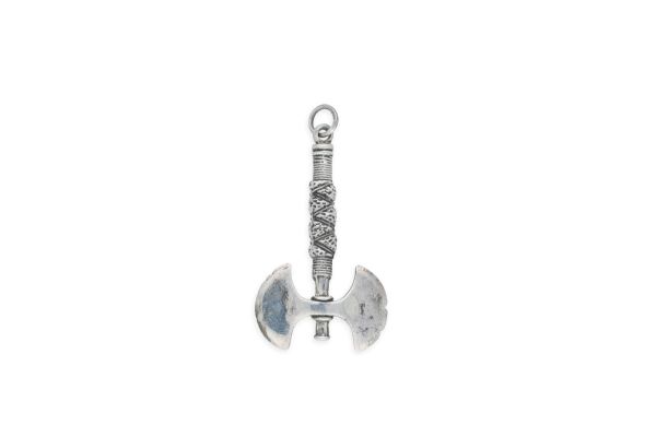 Wikinger Anhänger • Doppelaxt • 925 Silber