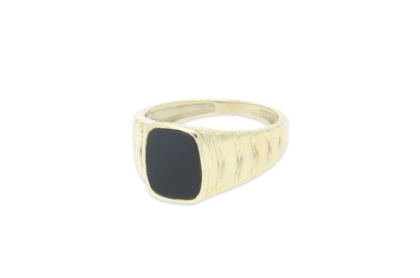 Ring 585 Gelbgold • Onyx