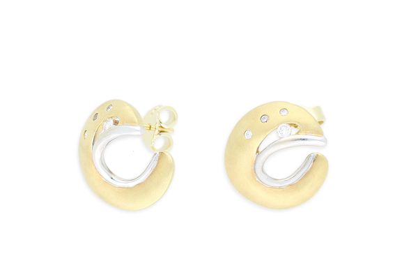 Ohrstecker • 585 Gold • Diamanten