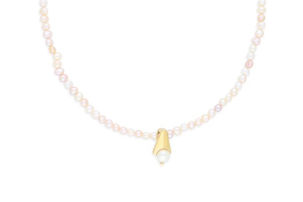 Süßwasserperlencollier • 333 Gold