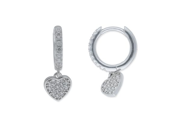 Kinder Creolen Herz • 925 Silber