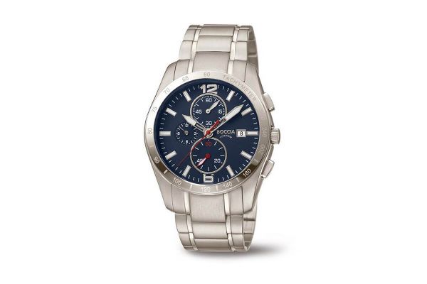 Boccia Titan Herrenuhr Chronograph 3767-03