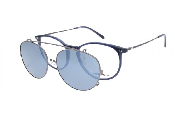 Humphrey's Brille mit Sonnenclip 581069 73