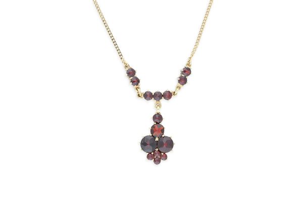 Collier • 333 Gold • Granat