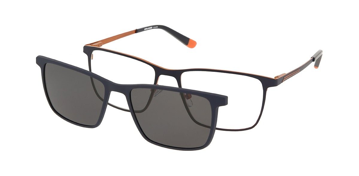 Solano Brille CL10180 C mit Magnet Sonnenclip Solano Brille CL10180 C mit Magnet Sonnenclip