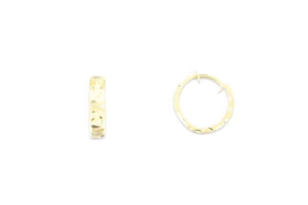 Palido Creolen • 333 Gold Diamantiert