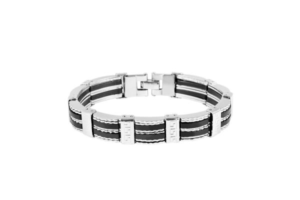 AKZENT Herrenarmband Zayn • Edelstahl • 5030543-001