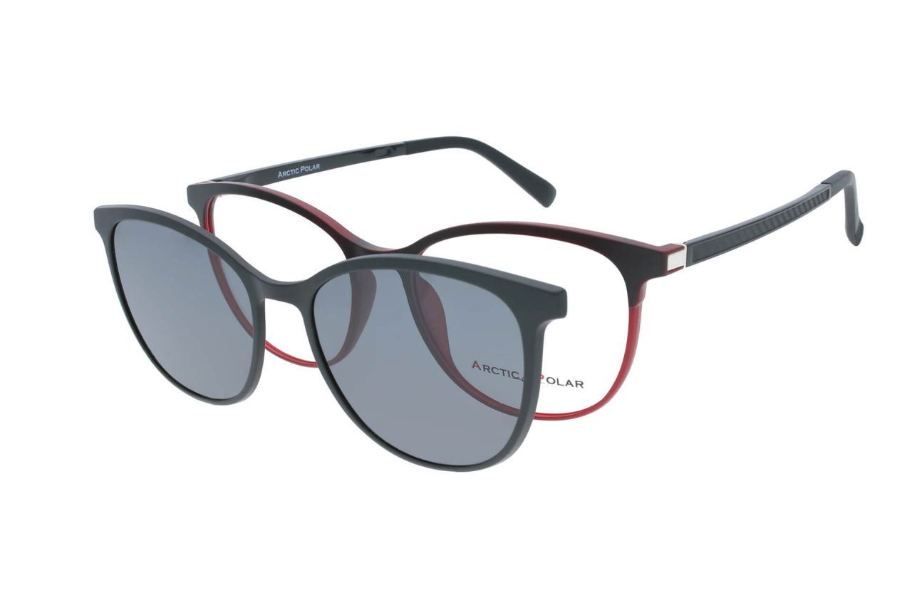 Arctic Polar Brille 1908 C4 mit polarisiertem Magnet Sonnenclip Arctic Polar Brille 1908 C4 mit polarisiertem Magnet Sonnenclip