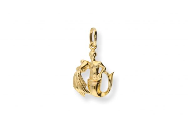 Kettenanhänger Gold 333 Figur Wassermann Wassermann Sternzeichen Figur Gold 333